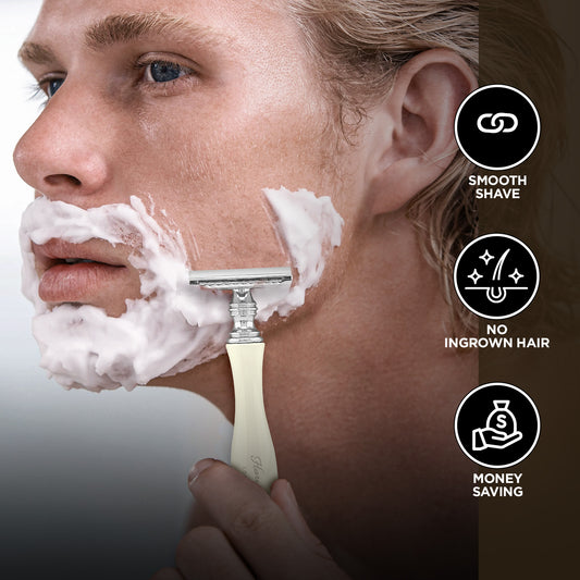 Haryali's Double Edge Safety Razor - Ivory