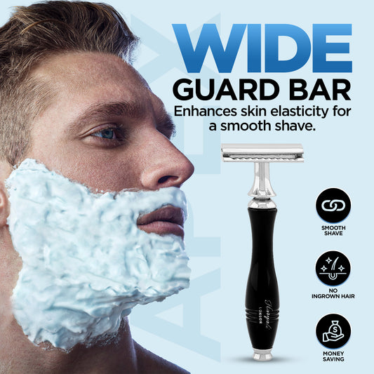 Haryali Double Edge Razor Apex - Black