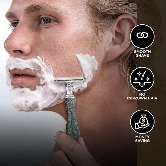 Haryali's Antique Double Edge Safety Razor - Grey