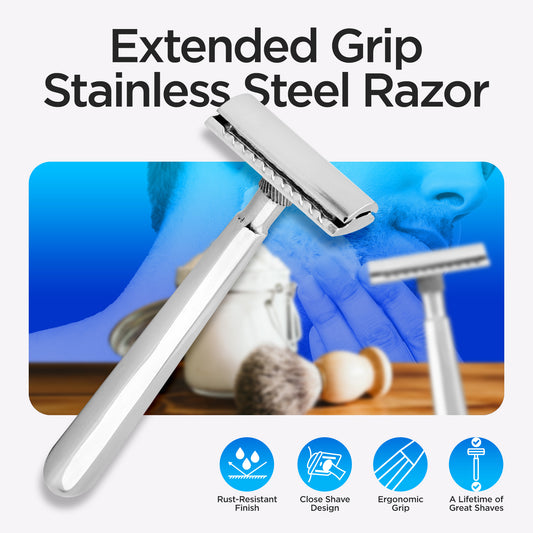 Haryali Double Edge Razor Stainless Steel Light