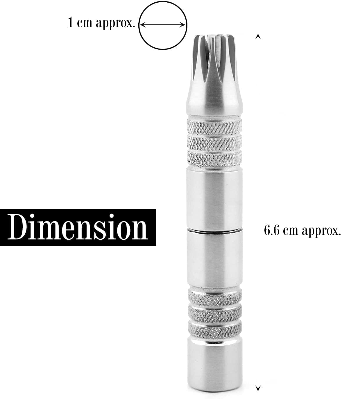 GERMAN Stainless steel Travel Manual Nose Ear Hair Trimmer Operate no Battery Grooming Kit - HARYALI LONDON
