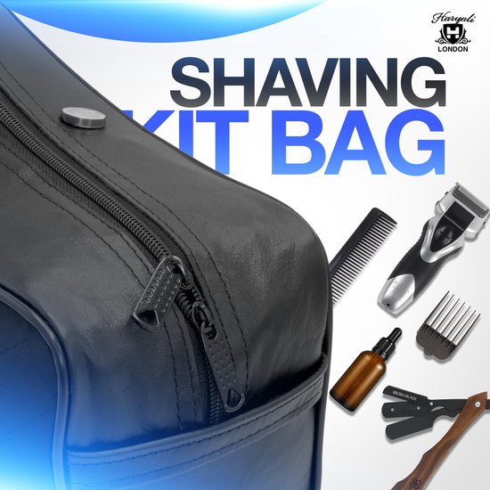 Schwarzer Kulturbeutel für einfaches Reisen