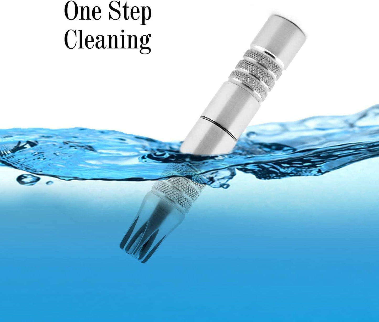 GERMAN Stainless steel Travel Manual Nose Ear Hair Trimmer Operate no Battery Grooming Kit - HARYALI LONDON