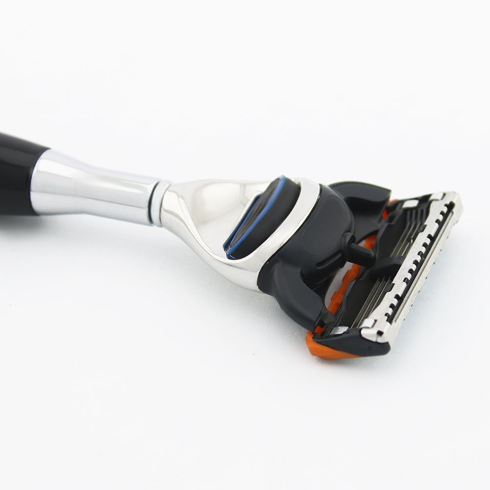 Haryali's Tandoori 5 Edge Shaving Razor - Black Color