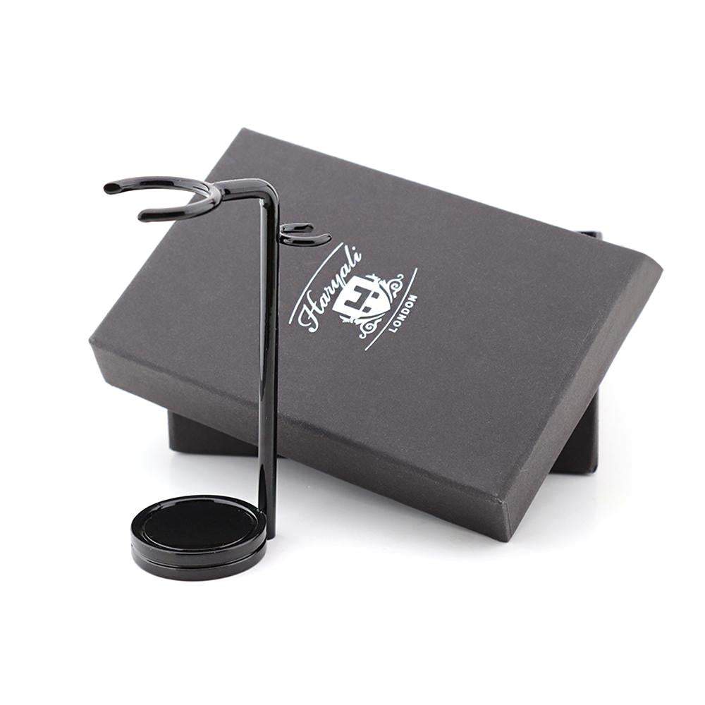 Shaving Stand for Shaving Brush and Razor in Black Color - HARYALI LONDON