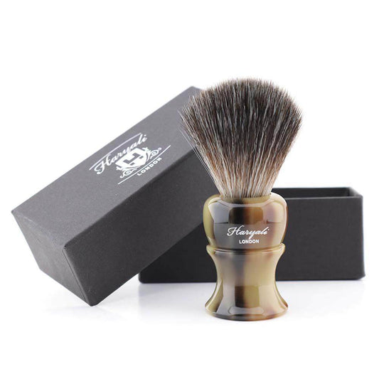 Haryali's Glory Synthetic Black Hair Shaving Brush - HARYALI LONDON