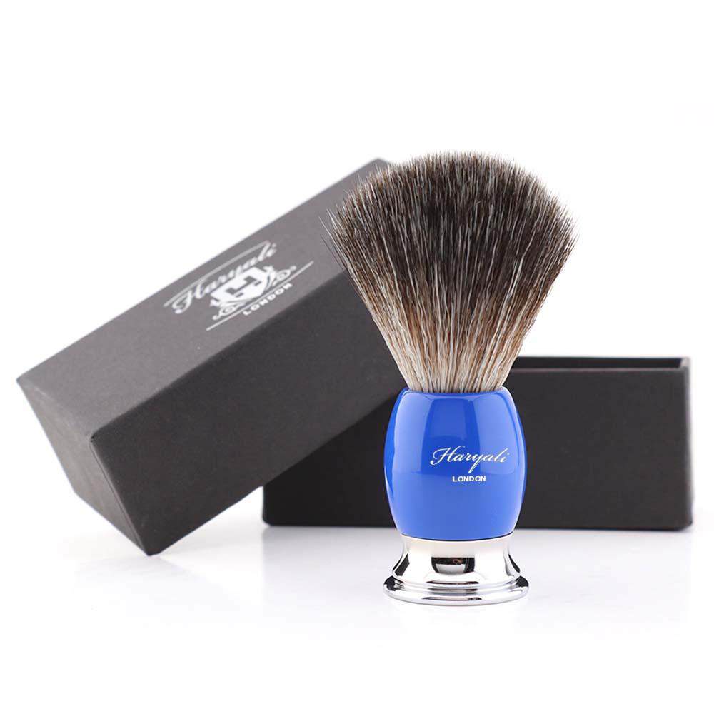 Haryali's Thunder Synthetic Black Hair Shaving Brush - HARYALI LONDON