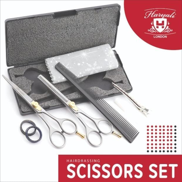 Right Handed 6 inch Hairdressing Scissors Set