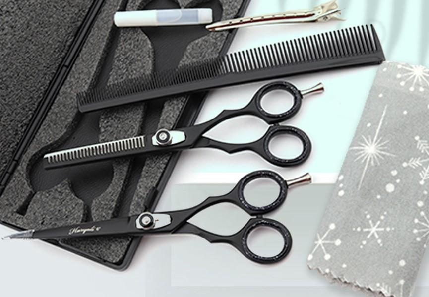 Hairdressing scissors, Hair cutting scissors,  Hair thinning scissor and Scissorset