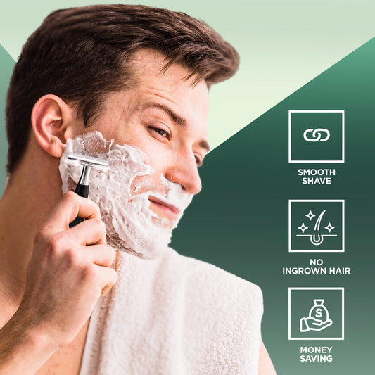 Haryali's Tandoori Safety Razor - Black