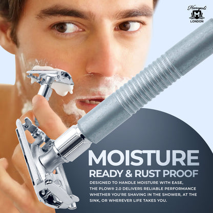 Butterfly Safety Razor Grey - HARYALI LONDON