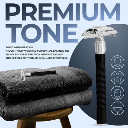 Haryali's Butterfly Safety Razor - Black