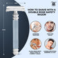 Butterfly Safety Razor Grey