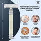Butterfly Safety Razor Ivory