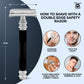 Butterfly Safety Razor Black