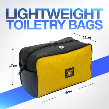 Yellow Colored Toiletry Travel Bag