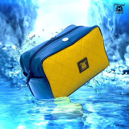 Yellow Colored Toiletry Travel Bag
