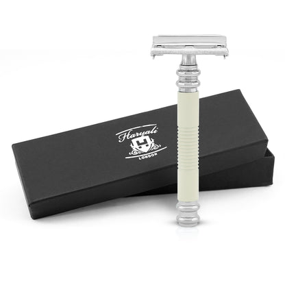Butterfly Safety Razor Ivory - HARYALI LONDON