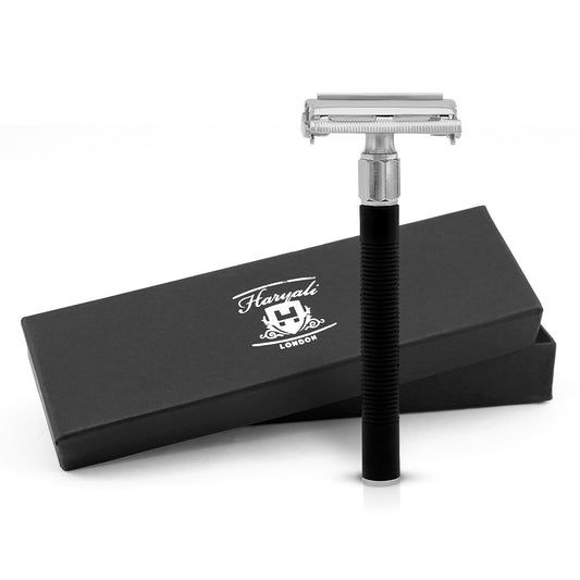 Haryali's Butterfly Safety Razor - Black