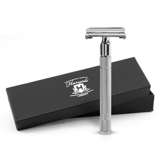 Haryali's Butterfly Safety Razor - Steel Handle