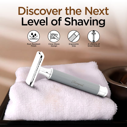 Haryali Double Edge Razor Titan - Grey