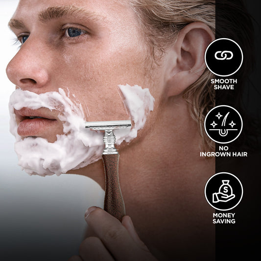 Haryali's Antique Safety Razor - Maroon