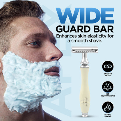 Haryali Double Edge Razor Apex - Ivory