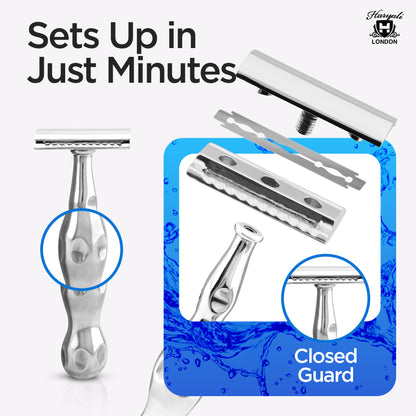 Double Edge Razor Stainless Steel Vase Shape