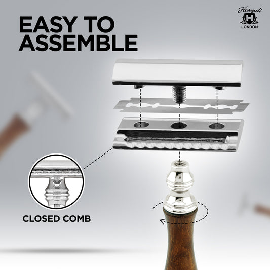 Haryali Double Edge Razor Wooden