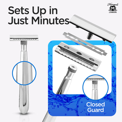 Haryali Double Edge Razor Stainless Steel Light