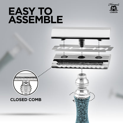 Haryali's Antique Double Edge Safety Razor - Grey