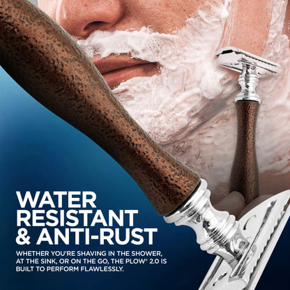 Haryalis antiker Sicherheitsrasierer – Kastanienbraun