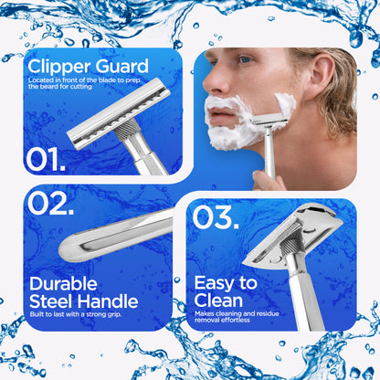 Haryali Double Edge Razor Stainless Steel Light