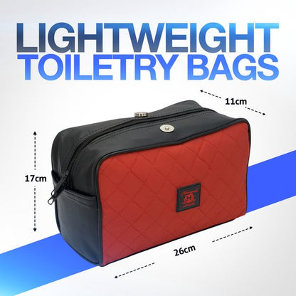 Haryali London Red Toiletry Travel Bag - HARYALI LONDON