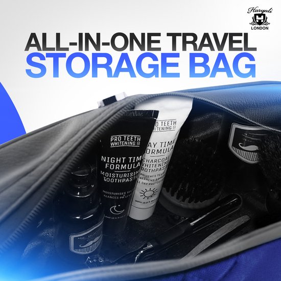 Blue Toiletry Travel Bag By Haryali London - HARYALI LONDON