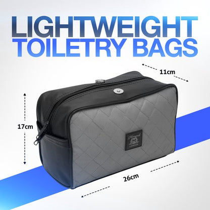 Haryali London Grey Toiletry Travel Bag