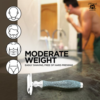 Haryali's Antique Double Edge Safety Razor - Grey