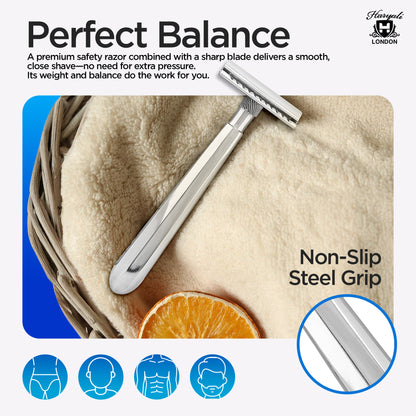 Haryali Double Edge Razor Stainless Steel Light