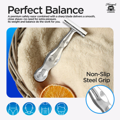 Double Edge Razor Stainless Steel Vase Shape