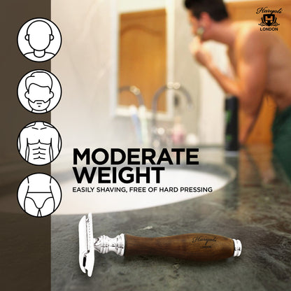 Haryali Double Edge Razor Wooden
