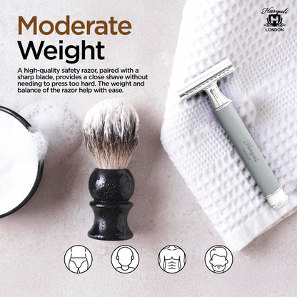 Haryali Double Edge Razor Titan - Grey