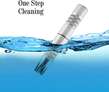 GERMAN Stainless steel Travel Manual Nose Ear Hair Trimmer Operate no Battery Grooming Kit - HARYALI LONDON