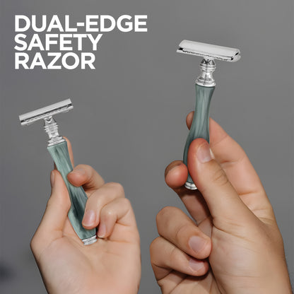 Haryali's Rasierhobel mit Doppelklinge, Grün