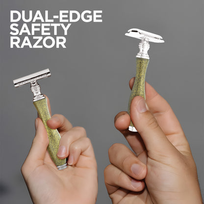 Haryali's Antiker Rasierhobel mit Doppelklinge – Gold