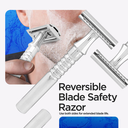 Haryalis edler Rasierhobel – Stahlgriff