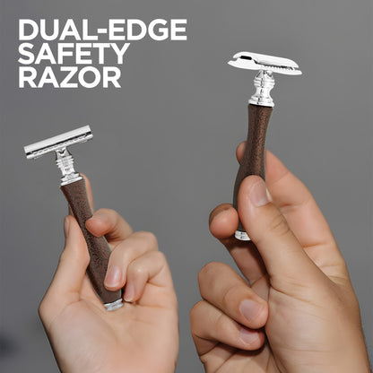 Haryalis antiker Sicherheitsrasierer – Kastanienbraun