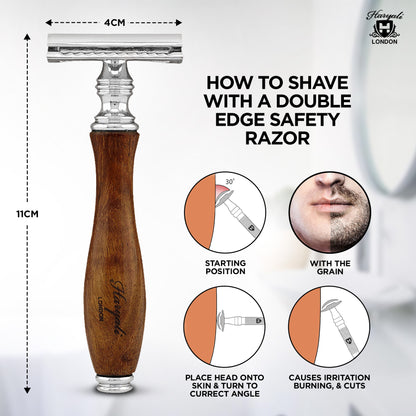 Haryali Double Edge Razor Wooden