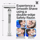 Double Edge Razor Stainless Steel Grip Pad