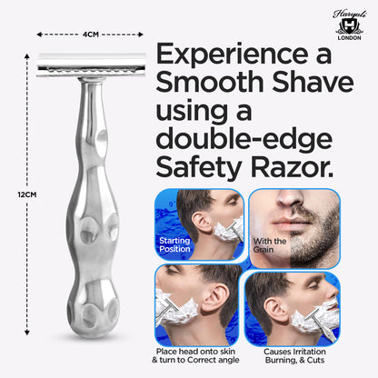 Double Edge Razor Stainless Steel Vase Shape