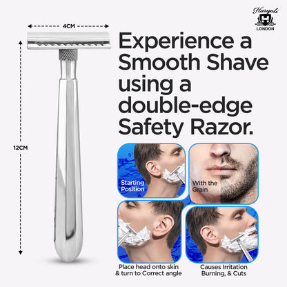 Haryali Double Edge Razor Stainless Steel Light